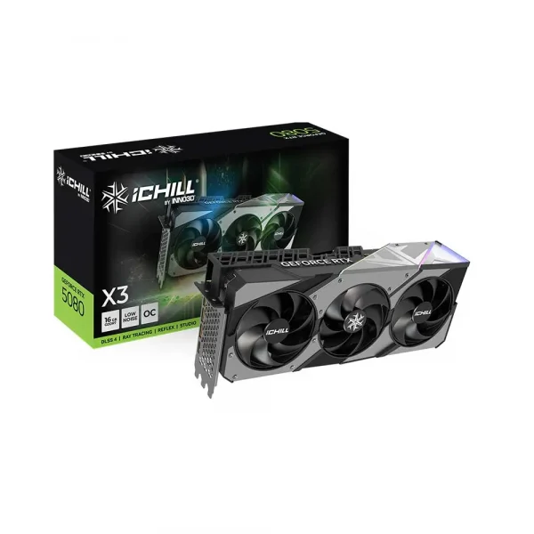 Inno3D Rtx 5080 iCHILL X3 16Gb GDDR7 Graphics Card (C50803-16D7X-176069H)