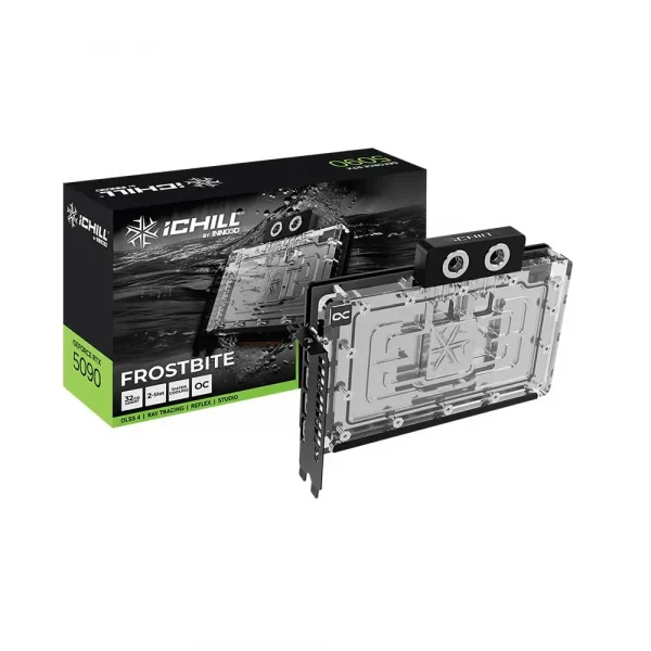 Inno3D Rtx 5090 iCHILL Frostbite 32Gb GDDR7 Graphics Card (C50903-32D7X-1759FB)