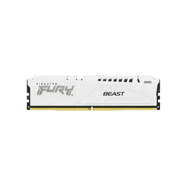 Kingston Fury Beast 32GB (32GBx1) 5600MHz White DDR5 CL40 Desktop RAM (KF556C40BW-32)