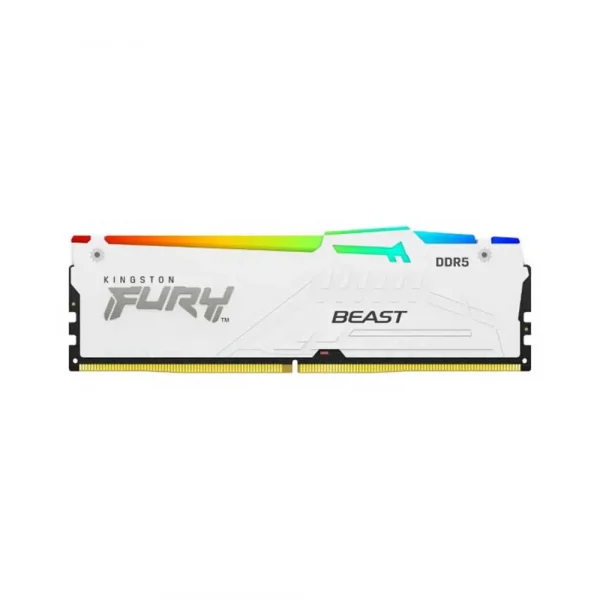 Kingston Fury Beast RGB 16GB 6000MHz White DDR5 Desktop RAM (KF560C40BWA-16) - Image 3