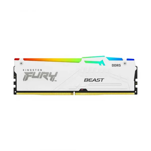 Kingston Fury Beast RGB 32GB 6000MHz White DDR5 (32GBx1) Desktop RAM (KF560C40BWA-32) - Image 3