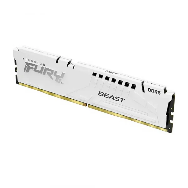 Kingston Fury Beast White 16Gb 6000Mhz (16GBX1) DDR5 CL30 Desktop RAM (KF560C30BW-16) - Image 3