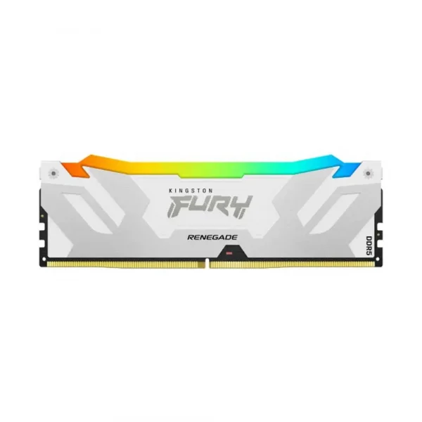 Kingston Fury Renegade RGB 32GB (32Gbx1) 6000MHz DDR5 CL32 Desktop RAM White (KF560C32RWA-32)