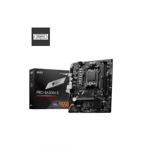 Msi Pro B650M-E AM5 Micro-ATX Motherboard