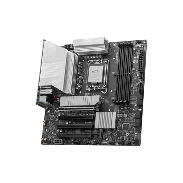 Msi Pro B860M-A WiFi LGA1851 Micro-ATX Motherboard - Image 2