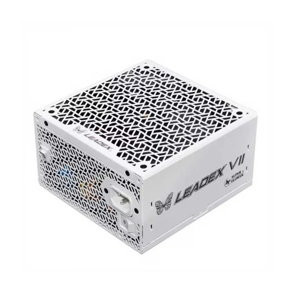 Super Flower Leadex VII Platinum Pro 1200W ATX 3.1 Power Supply White (SF-1200F14XP-WH)