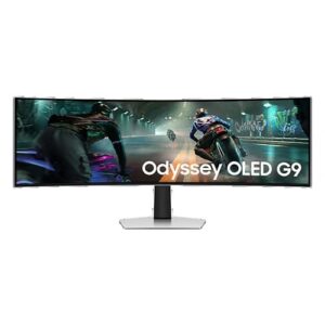 SAMSUNG Odyssey OLED G9 LS49DG910SWXXL 49 Inch Silver Monitor