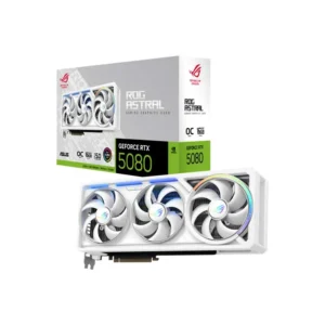 ASUS ROG Astral RTX 5080 16GB GDDR7 White OC Edition Graphics Card