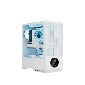 Ant Esports X2 LCD Mid Tower ATX Cabinet White (AESP0383)