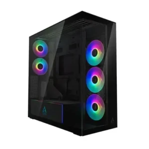 Arctic Xtender VG ARGB Mirror Black E-ATX Mid Tower Cabinet (ACPCC00019A)