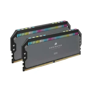 Corsair Dominator Platinum RGB 32GB (16GBx2) DDR5 6000Mhz CL30 Desktop RAM (CMT32GX5M2B6000Z30K)