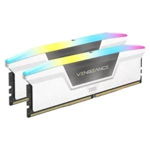 Corsair Vengeance RGB White 64GB (32GBx2) 6000MHz DDR5 RAM