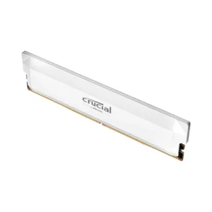Crucial Pro OC 16Gb DDR5 6400Mhz UDIMM CL38 Desktop RAM White (CP16G64C38U5W)