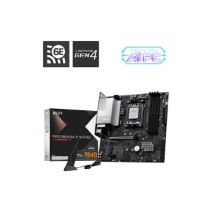 MSI Pro B840M-P WiFi6E AM5 Micro ATX Motherboard