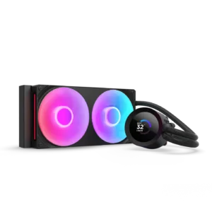 NZXT Kraken Plus 240 RGB 240mm AIO Liquid Cooler With 1.54" LCD Black (RL-KR240-B2)