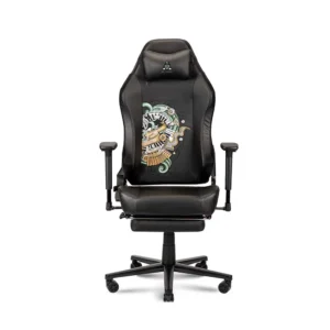 Super Shark 1.0 Gaming Chair With Footrest Black (GC-FRG2-K)