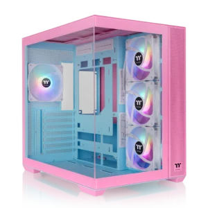 Thermaltake View 380 TG ARGB Bubble Pink ATX Mid Tower Cabinet (CA-1Z2-00MAWN-00)