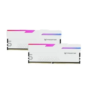 Acer Predator Hermes RGB White 96GB (48GBx2) 6000MHz CL28 DDR5 Desktop RAM (BL-9BWWR-679)