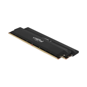 Crucial Pro 32GB (16GBx2) DDR5 6400Mhz CL38 UDIMM OC Gaming Desktop RAM Black (CP2K16G64C38U5B)