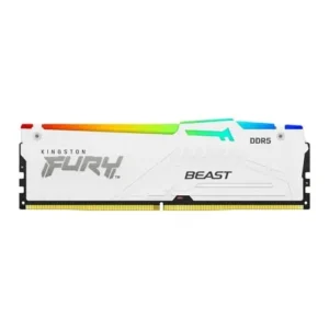 Kingston Fury Beast RGB 32GB DDR5 6000Mhz CL36 Desktop RAM White (KF560C36BWEA-32)