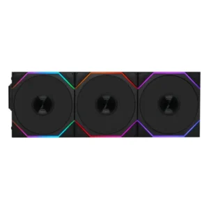 Lian Li Uni Fan TL120 LCD Wireless Cabinet Fan 3 Pack Black (12TLLCD1W3B)