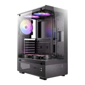 Antec VCX300 ARGB ATX Mid Tower Gaming Cabinet (Black)