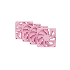 Hyte FA12 Luxury High-Airflow Cabinet Fans 4 Packs Strawberry Milk (FAN-HYTE-FA12-SM-4)