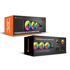 COUGAR Poseiden Elite ARGB 360mm CPU Liquid Cooler ( Black )