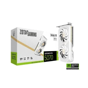 ZOTAC Gaming RTX 5070 Twin Edge OC White Edition 12GB GDDR7 Graphics Card (ZT-B50700Q-10P)