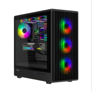 Ant Esports ZEN air 360 Mid Tower (M-ATX/M-ITX/ATX) Black Cabinet with 4x120mm ARGB Fans