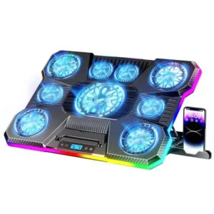 CLAW Storm Pro A21 Laptop Cooling Pad with 9 Fans (Black)
