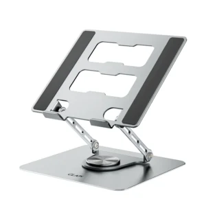 Claw Lift Pro X11 - Metal Laptop Stand with 360° Rotation, Adjustable Angle and 2 USB Port