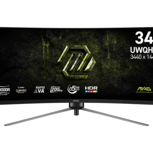 MSI MAG 345CQRF E20 34 Inch UWQHD 200Hz Curved Gaming Monitor