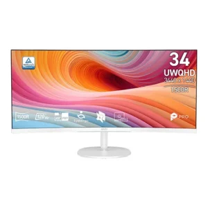 MSI Pro MP341CQW E12 34 Inch White Business Monitor