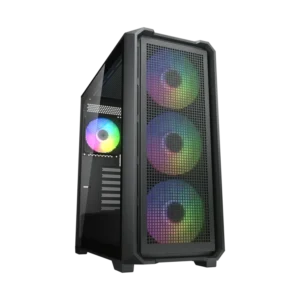 COUGAR MX600 Air Black ATX Mid Tower Cabinet (CGR-25C9B-RGB)