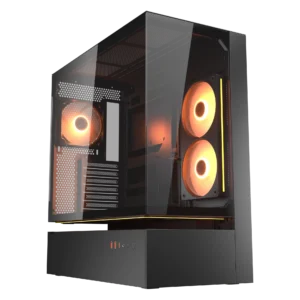 Cougar CFV235 Glass Black Mid Tower Cabinet (CGR-2DA4B)
