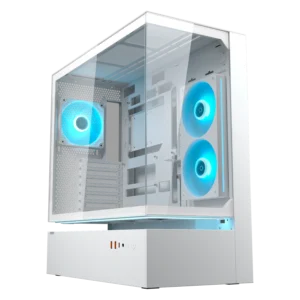 Cougar CFV235 Glass White Mid Tower Cabinet (CGR-2DA4W)