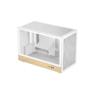 Deepcool CH260 WOOD WH Mini ATX Full tower Cabinet - white