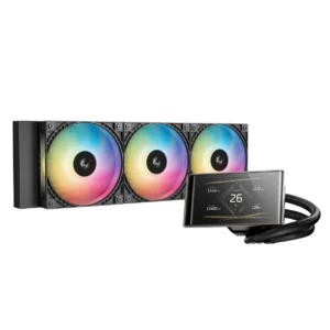 Deepcool LT360 VISION 360mm ARGB CPU Liquid Cooler - Black