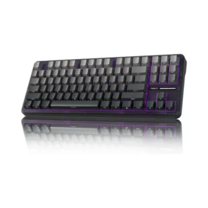 AULA F87 75% Mechanical Wireless Gaming Keyboard (Gradient Grey) (Space Crystal Switch) (F87GrC)
