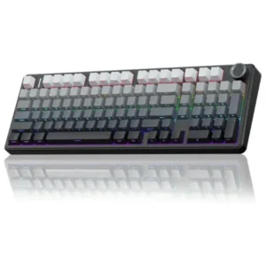 AULA F99 Pro 96% Side-Engraved Keycaps Tri-Mode Wireless Full Size Mechanical Gaming Keyboard (F99ProGrN)