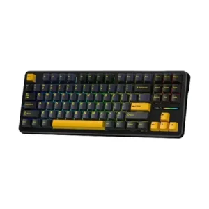 Aula F87 Wireless Tri Mode RGB Mechanical Gaming Thunder Black Keyboard With Graywood Switch (F87 TBW)