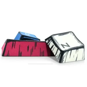 Leobog PBT Comic Sublimation Keycaps 130 Qty | Compatible With All Kind of Keyboard | Comic keycaps (CK)