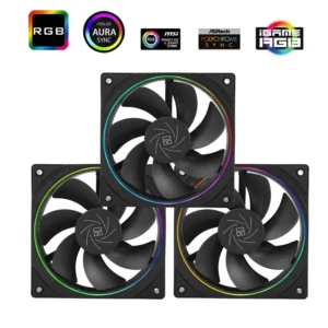 Thermalright TL-S12R X3 120mm ARGB Cabinet Fan 3 Pack Black