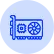 Printer icon next to a globe, indicating printing a webpage or sharing online,