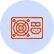 Audio settings icon showing a speaker and adjustment sliders
