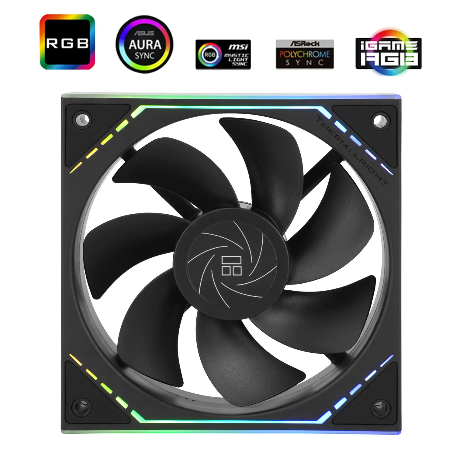 Thermalright TL-M12R 120mm ARGB Cabinet Fan Black