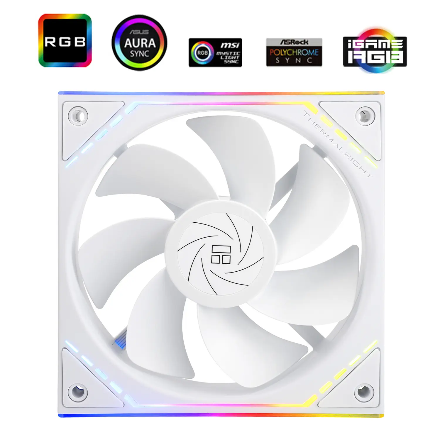 Thermalright TL-M12RW 120mm ARGB Cabinet Fan White