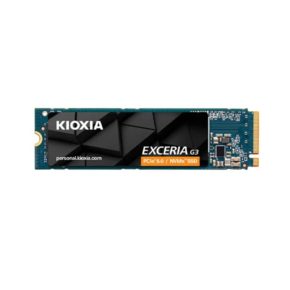 KIOXIA Exceria G3 NVMe PCIe 5.0 M.2 solid-state drive labeled Exceria G3