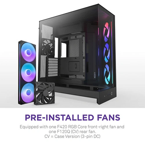 NZXT H9 FLOW RGB WITH 7 ARGB FANS